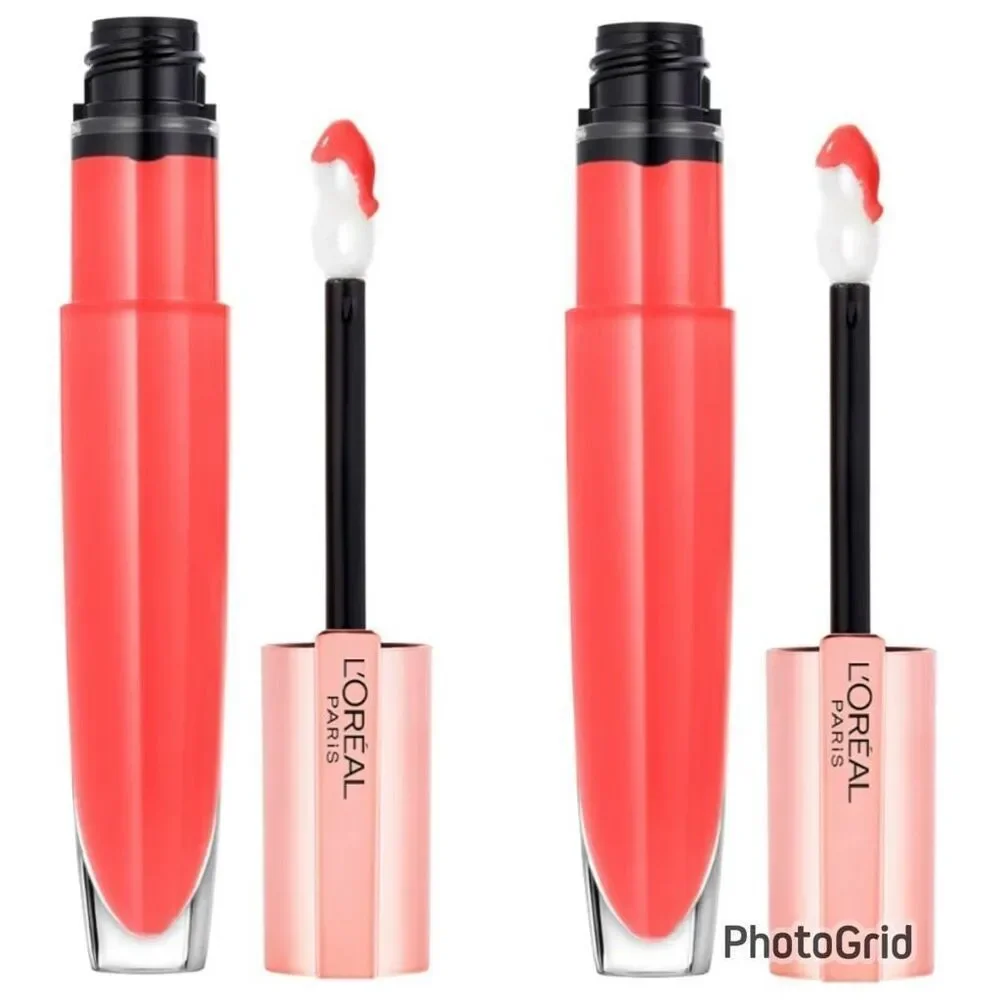 NWT 2 L'Oreal Paris 70 Angelic Daydream Glow Paradise Hydrating Lip Balm Gloss